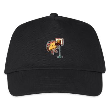 Taco Basketball Basketballer - Kinder Basecap - Schwarz - Vorne