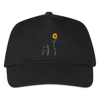 Best Cat Mom Ever - Kinder Basecap - Schwarz - Vorne