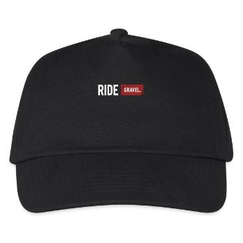 Gravel Bike Gravel Bike Gravel Bike Fans & Cyclists - Kids’ Baseball Cap - black - Front