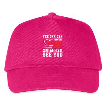 Witziges Speed Limit Autofahrer Design - Kinder Basecap - Fuchsia - Vorne