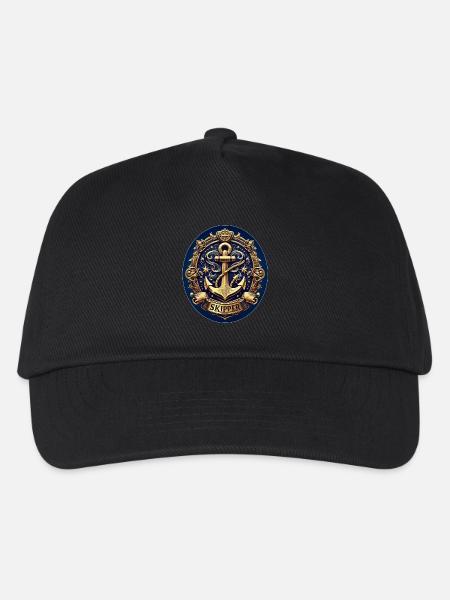 Skipper Logo - Kinder Basecap - Schwarz