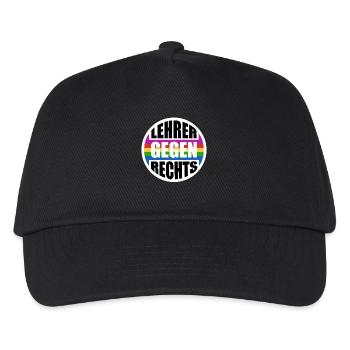 Lehrer gegen rechts - Nie wieder ist jetzt - Kinder Basecap - Schwarz - Vorne