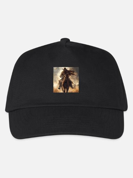 Cowboy - Kinder Basecap - Schwarz
