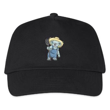 Ferme Fourche des Koalas - Casquette de baseball Enfant - noir - Devant