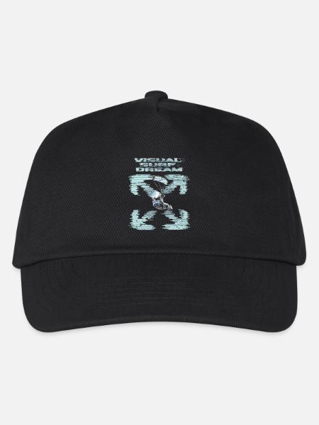 Visual Kitesurfing Dream - Kids’ Baseball Cap - black