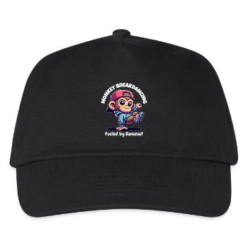Monkey breakdancer - Kids’ Baseball Cap - black - Front