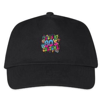 This Is My 80s Costume - Kinder Basecap - Schwarz - Vorne