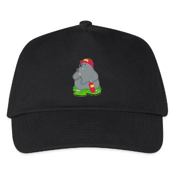 Mole Firefighter Fire Extinguisher - Kids’ Baseball Cap - black - Front