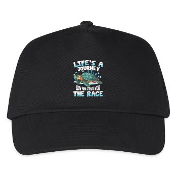 Dive with the Turtles - Ocean Lover für Ozean - Kinder Basecap - Schwarz - Vorne