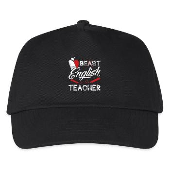 English Teacher Best English Teacher - Kids’ Baseball Cap - black - Front