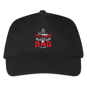 Civil Engineer Civil Engineer Dad - Kids’ Baseball Cap - black - Front