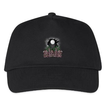 Château médiéval forteresse enfants enfant conte de fées - Casquette de baseball Enfant - noir - Devant