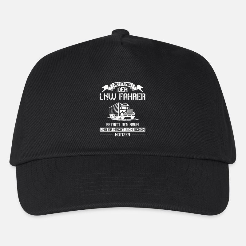 Lkw Fahrer Kraftfahrer LKW-Fahrer - Kinder Basecap - Schwarz