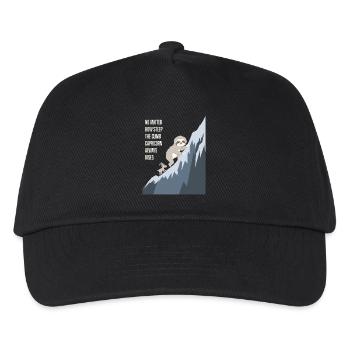 Montée raide Capricorne Paresseux Toujours en hausse - Casquette de baseball Enfant - noir - Devant