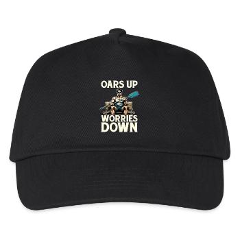 Eau Aviron Rames Monter Soucis Descendre Sports nautiques - Casquette de baseball Enfant - noir - Devant