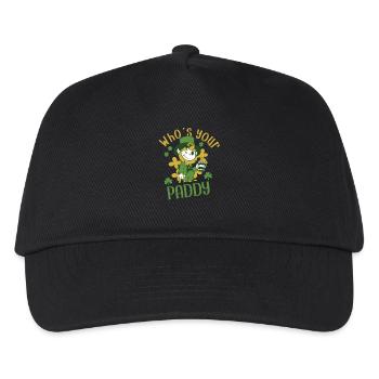Who Is Your Paddy St. Patricks Day - Kids’ Baseball Cap - black - Front