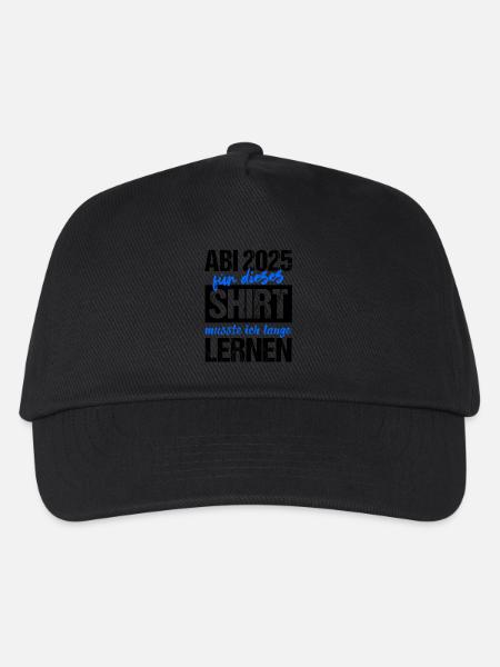 Abi 2025 Gymnasium Abschluss Geschenk Abitur 2025 - Kinder Basecap - Schwarz