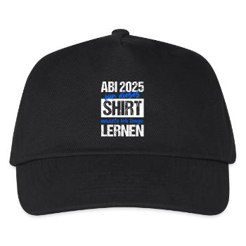 Abi 2025 Gymnasium Graduation Gift Abitur 2025 - Kids’ Baseball Cap - black - Front