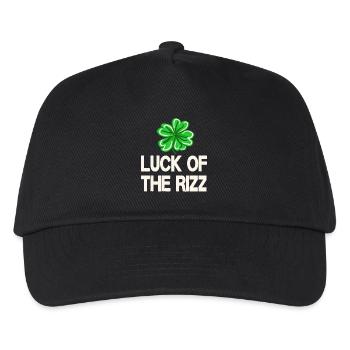 shamrock irish rizz lucky st patricks day - Kinder Basecap - Schwarz - Vorne