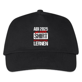 Abi 2025 Gymnasium Graduation Gift Abitur 2025 - Kids’ Baseball Cap - black - Front