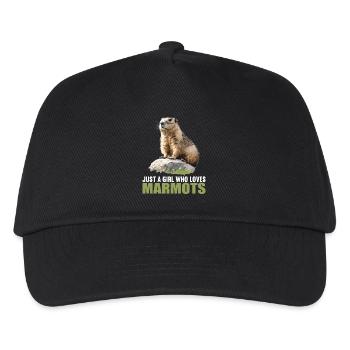 Marmottes Marmottes - Casquette de baseball Enfant - noir - Devant