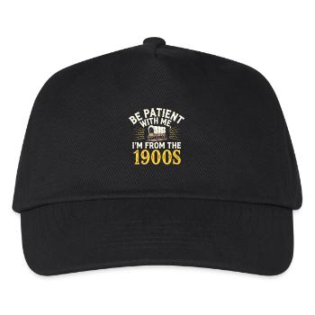 Old School Patience from the 1900s - Kinder Basecap - Schwarz - Vorne