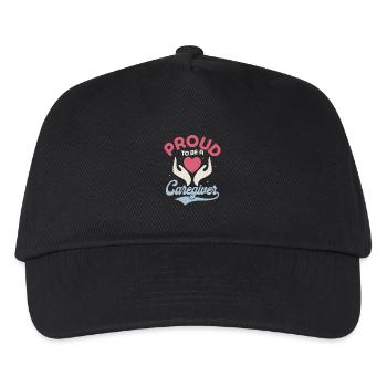 Fier d’être un aidant - Casquette de baseball Enfant - noir - Devant