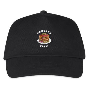 Pancake Crew – Delicious Pancake Delight - Kids’ Baseball Cap - black - Front
