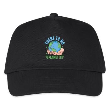 There is no Planet B - Kids’ Baseball Cap - black - Front