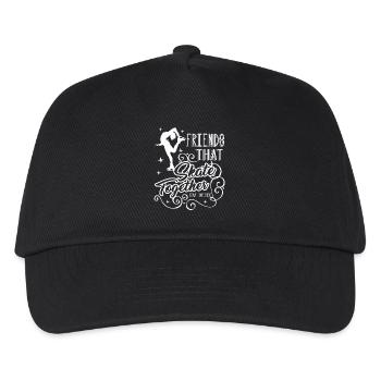 Figure Skating Friends That Skate Together - Kids’ Baseball Cap - black - Front