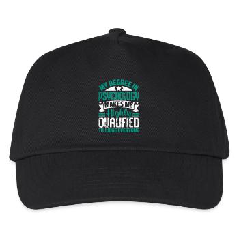 Conception de graduation en psychologie drôle - Casquette de baseball Enfant - noir - Devant