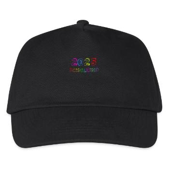 Écolier 2025 Inscription des jeunes filles à l’école 2025 Décoration - Casquette de baseball Enfant - noir - Devant