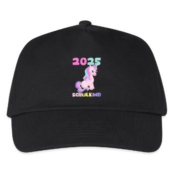 Écolier 2025 Inscription des jeunes filles à l’école 2025 Décoration - Casquette de baseball Enfant - noir - Devant