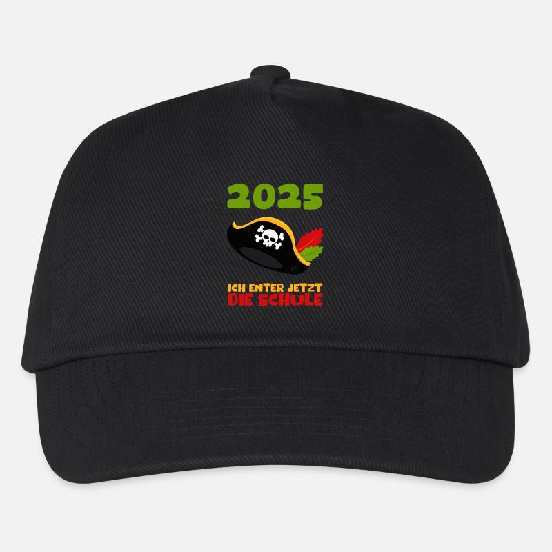 Schulkind 2025 Junge Mädchen Einschulung 2025 Deko - Kinder Basecap - Schwarz