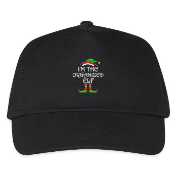 I'm The Organised Elf Shirt Matching Family - Kids’ Baseball Cap - black - Front