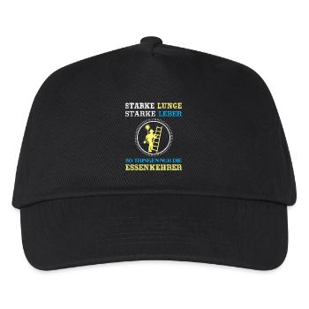 Schornsteinfeger Herren - Kinder Basecap - Schwarz - Vorne