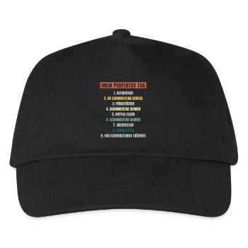 Schornsteinfeger Herren - Kinder Basecap - Schwarz - Vorne