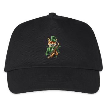 Fuchs - Kinder Basecap - Schwarz - Vorne