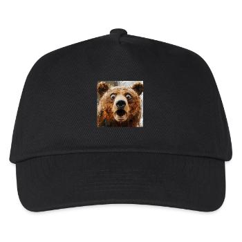 Tragen - Kinder Basecap - Schwarz - Vorne