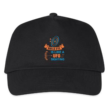 Bogenschießen Bogenschütze - Kinder Basecap - Schwarz - Vorne