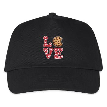 Cookies Disant Biscuits au Chocolat Cadeau de Cookie Drôle - Casquette de baseball Enfant - noir - Devant