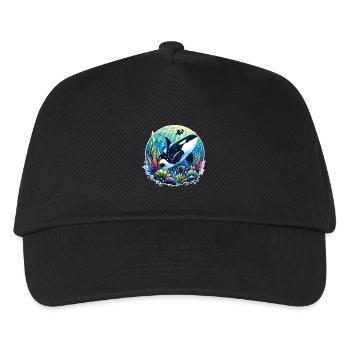 Orca Killer Whale - Kids’ Baseball Cap - black - Front