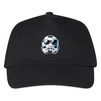 Football Gamer Gaming - Kids’ Baseball Cap - black - Front