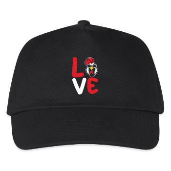 Chicken Rooster - Kids’ Baseball Cap - black - Front
