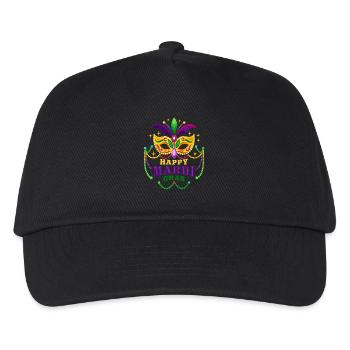 Mardi Gras - Carnival - Mask - Gift - Kids’ Baseball Cap - black - Front