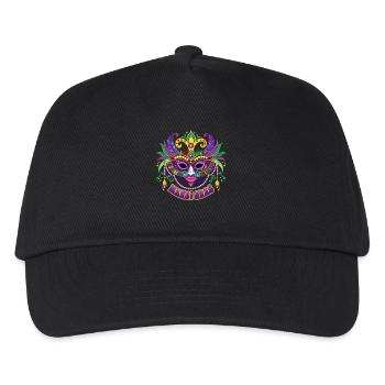 Mardi Gras - Carnival - Mask - Gift - Kids’ Baseball Cap - black - Front