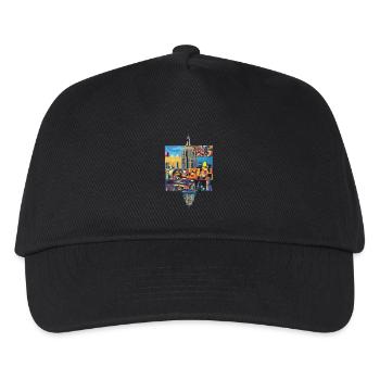 Gratte-ciel et gratte-ciel en Amérique - Casquette de baseball Enfant - noir - Devant