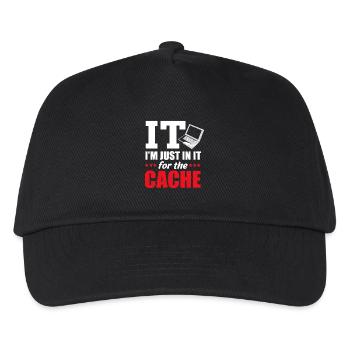Tech Support - Kids’ Baseball Cap - black - Front