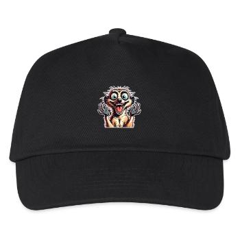 Erdmännchen - Kinder Basecap - Schwarz - Vorne