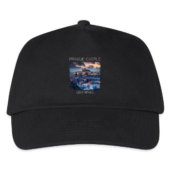 Prager Burg - Kinder Basecap - Schwarz - Vorne
